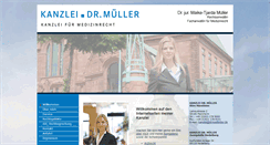 Desktop Screenshot of drmuellerlaw.de